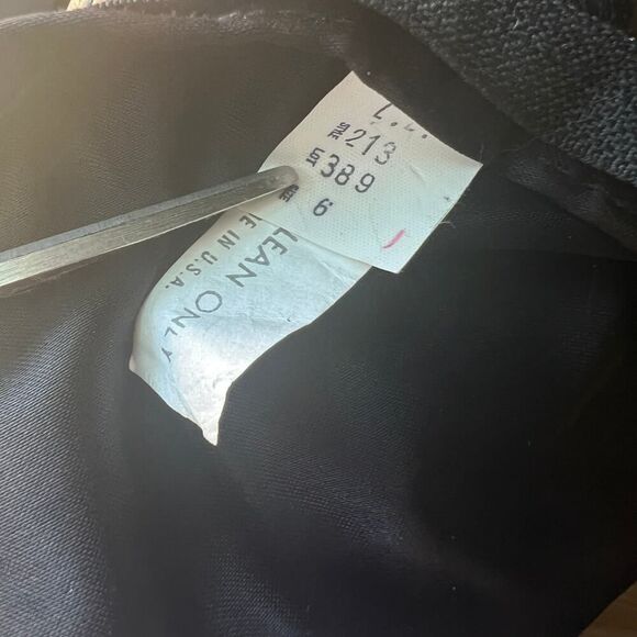 Vintage Formal Evening Ballgown Black Tie Peplum Poofy Strapless Maxi Size‎ 6 - Picture 7 of 9